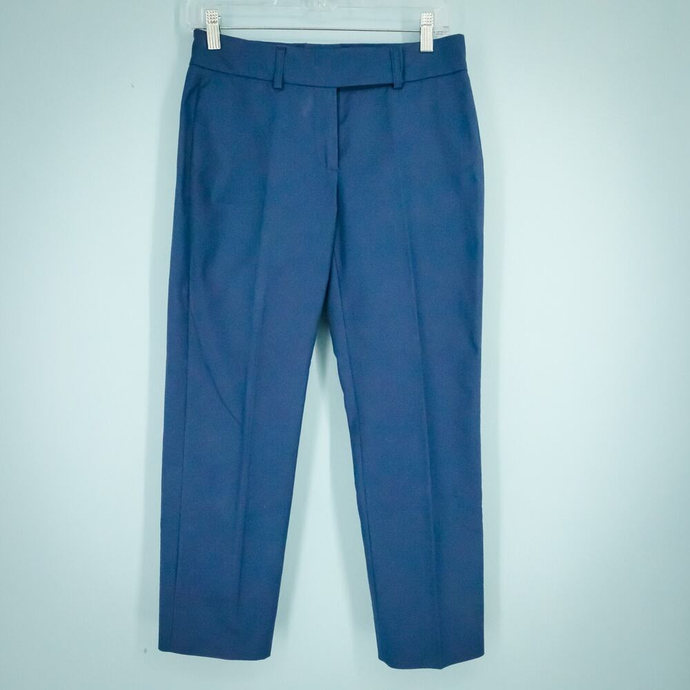 Piazza Sempione 38 Size 10 US Blue Slim Tapered Ankle Length Cotton Pants